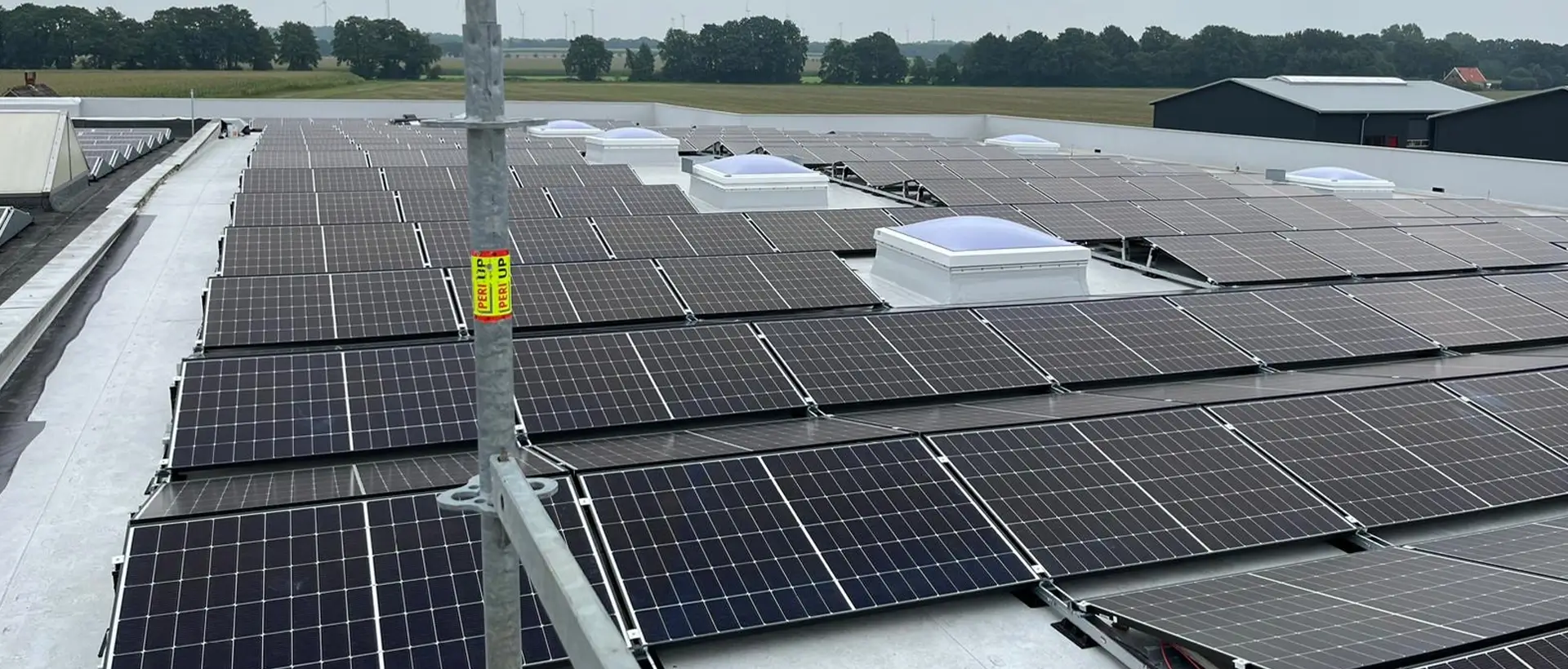 Photovoltaikanlage auf Flachdach